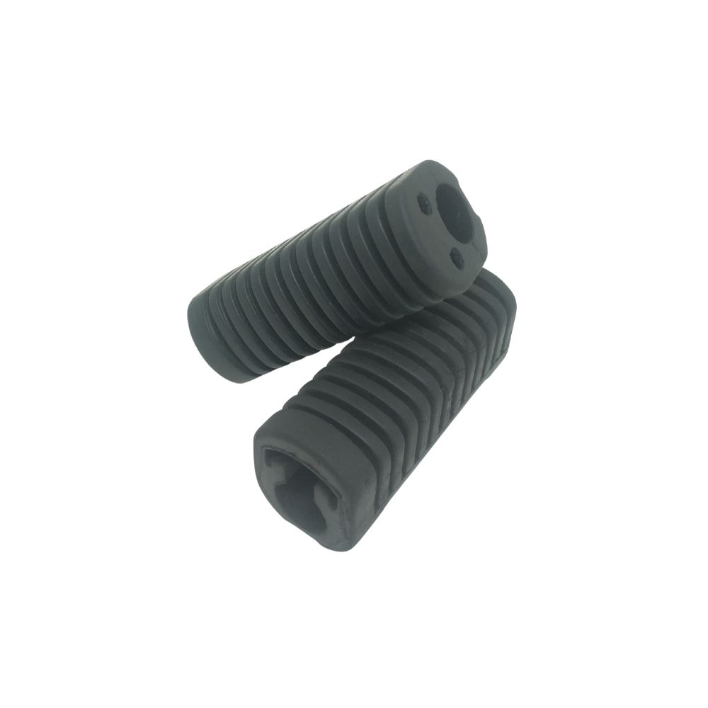 Borracha do Pedal de Apoio Traseiro- Jogo com 2 peças.